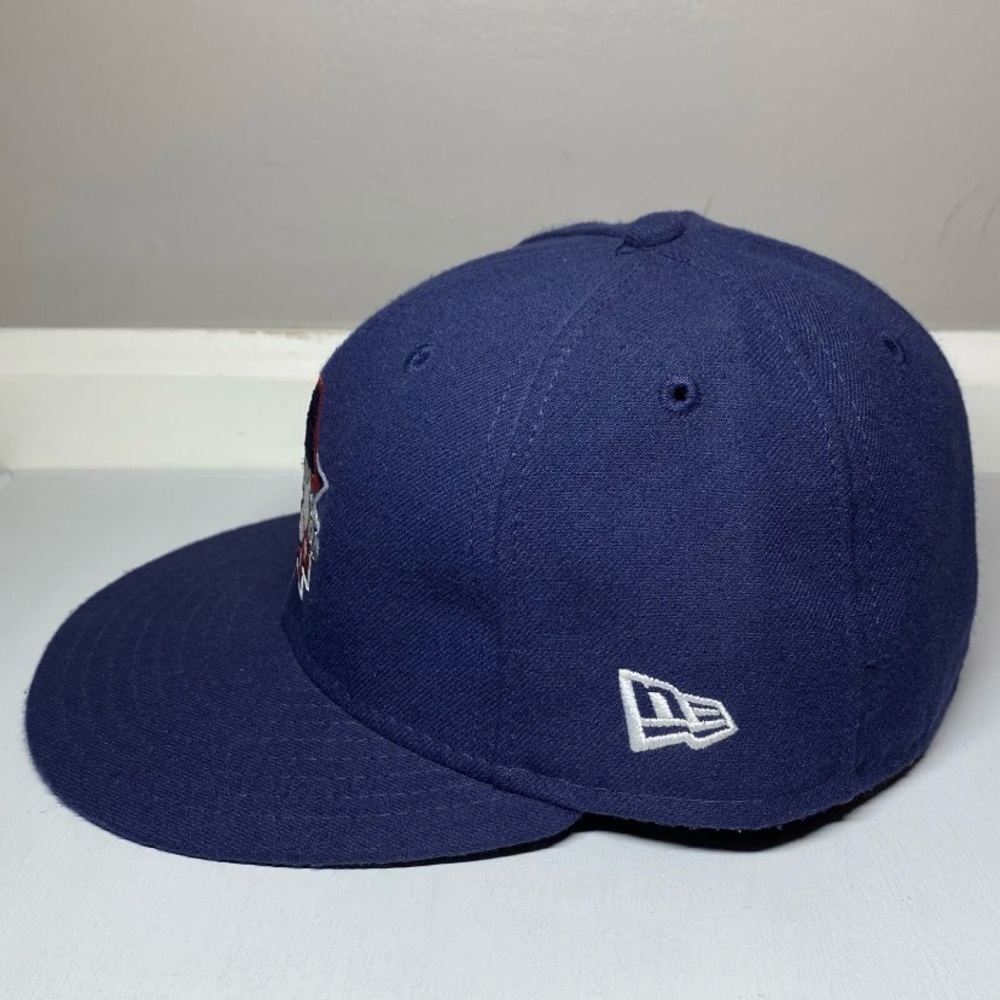 New Era 59Fifty Hagerstown Suns MD MiLB Hat Sz 7 Retired Logo Navy Baseball Cap - Picture 4 of 14